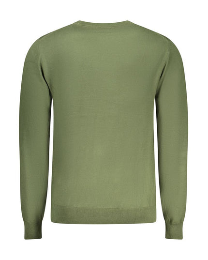 Accademia Militare Green Cotton Men Sweater