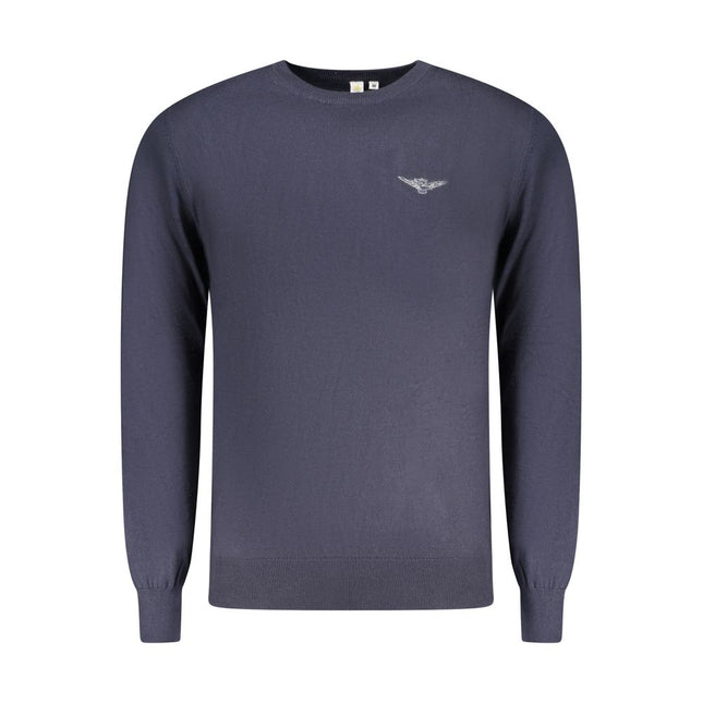 Accademia Militare Blue Cotton Men Sweater