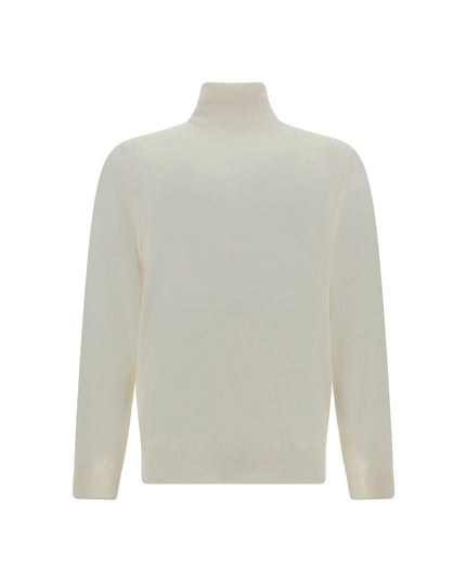 Brunello Cucinelli White Cashmere Cashmere Sweater