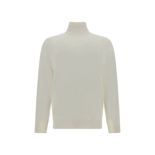 Brunello Cucinelli White Cashmere Cashmere Sweater