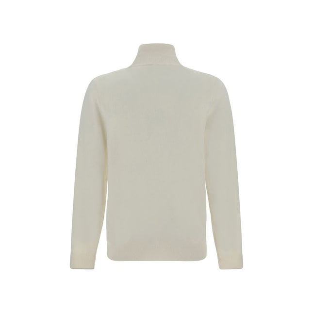 Brunello Cucinelli White Cashmere Cashmere Sweater