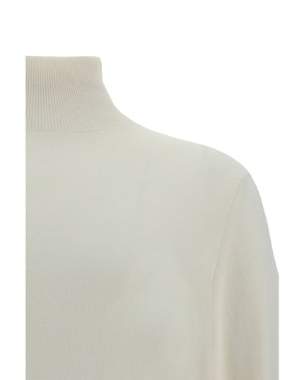 Brunello Cucinelli White Cashmere Cashmere Sweater