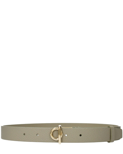Burberry Beige Leather Regular Belt
