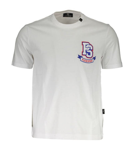 Plein Sport White Cotton Mens T-Shirt