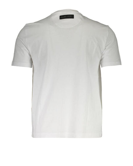 Plein Sport White Cotton Mens T-Shirt