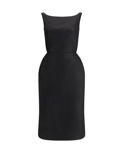 Magda Butrym Black Cotton Casual Dress