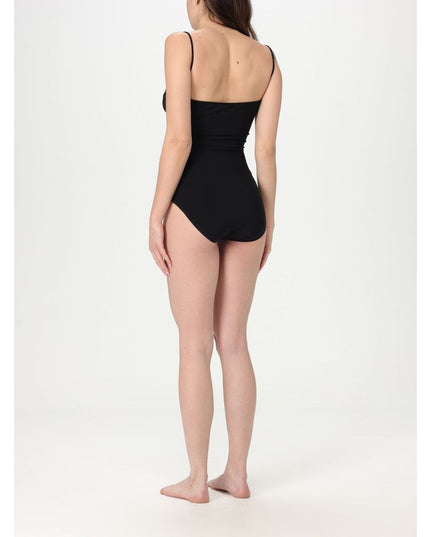 Norma Kamali Black Nylon One-Piece Swimsuit