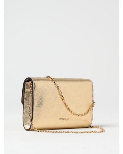 Coccinelle Gold Leather Handbag