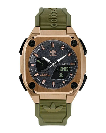 Adidas Green Synthetic Sport Watch