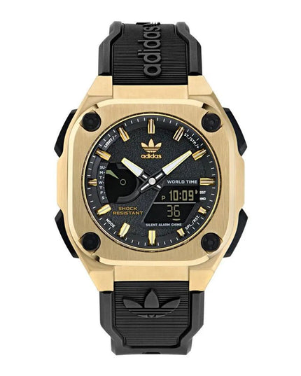 Adidas Black Synthetic Sport Watch