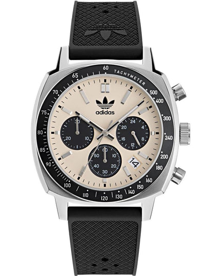 Adidas Black Synthetic Sport Watch