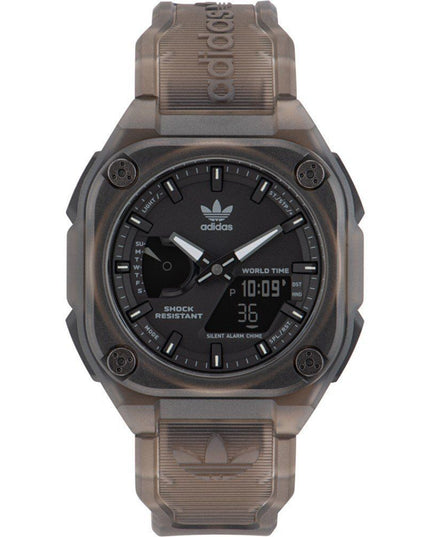 Adidas Brown Synthetic Sport Watch