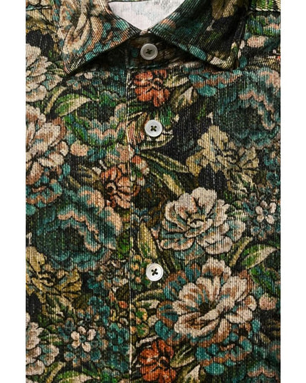 Bagutta Multicolor Cotton Men Shirt