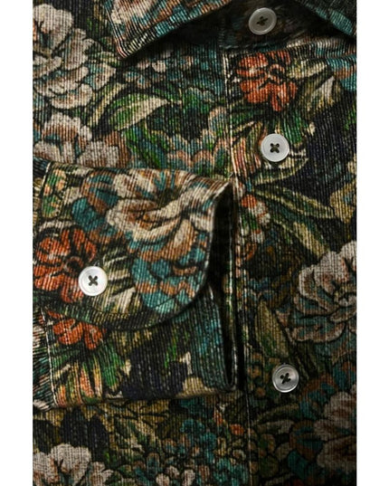 Bagutta Multicolor Cotton Men Shirt