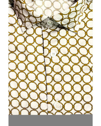 Bagutta White Viscose Men Shirt