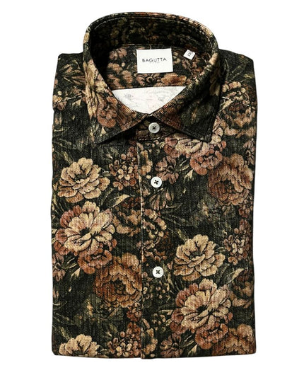 Bagutta Multicolor Cotton Men's Shirt