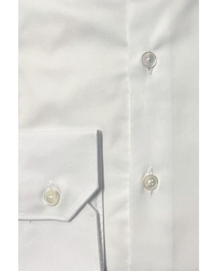 Bagutta White Cotton Men Shirt