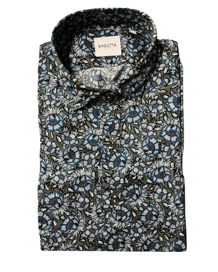 Bagutta Multicolor Cotton Men's Shirt