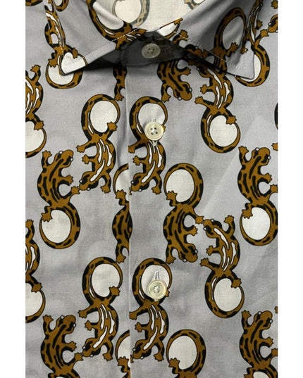 Bagutta Multicolor Cotton Men Shirt