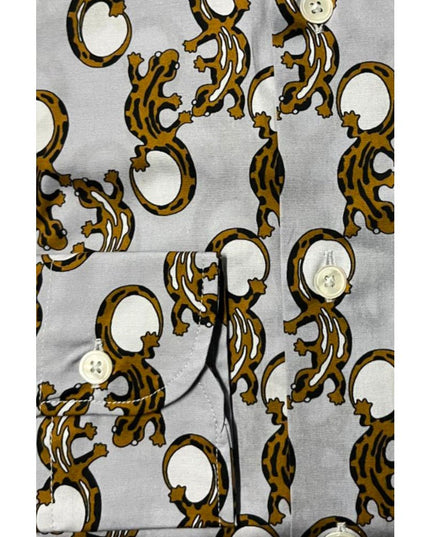 Bagutta Multicolor Cotton Men Shirt