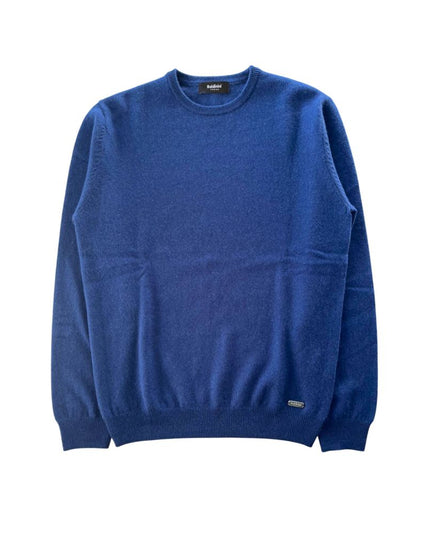 Baldinini Trend Blue Cashmere Men Sweater