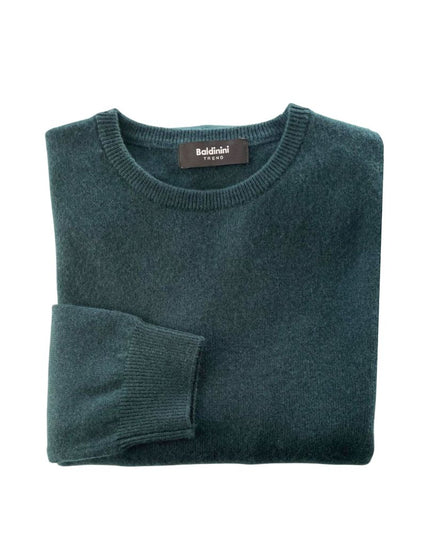 Baldinini Trend Green Cashmere Men Sweater