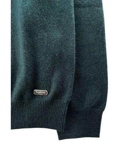 Baldinini Trend Green Cashmere Men Sweater