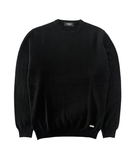 Baldinini Trend Black Cashmere Men Sweater