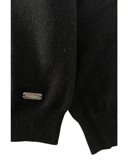Baldinini Trend Black Cashmere Men Sweater