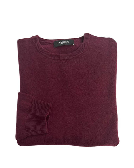 Baldinini Trend Red Cashmere Men Sweater
