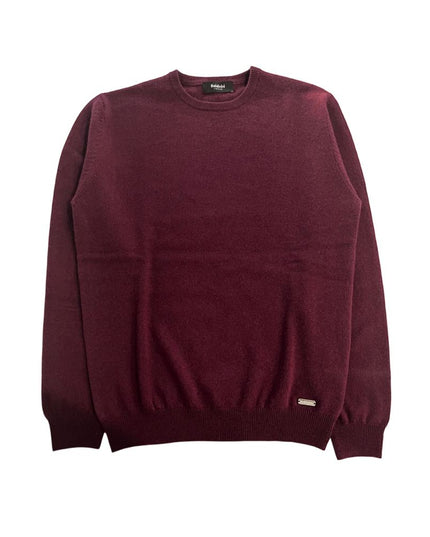 Baldinini Trend Red Cashmere Men Sweater