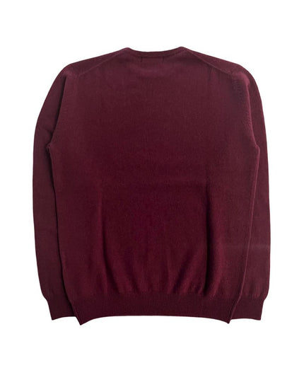 Baldinini Trend Red Cashmere Men Sweater