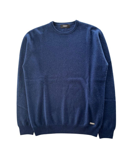 Baldinini Trend Blue Cashmere Men Sweater