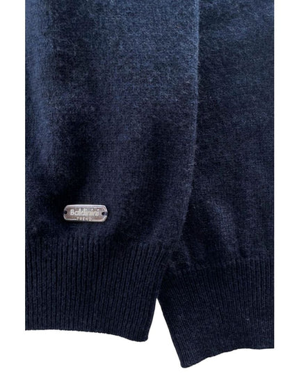 Baldinini Trend Blue Cashmere Men Sweater