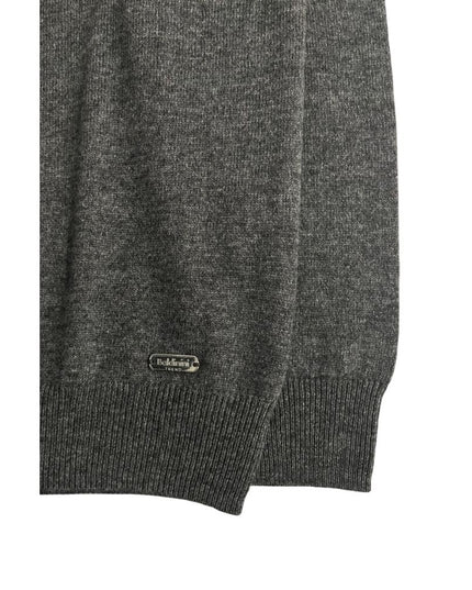 Baldinini Trend Gray Cashmere Men Sweater
