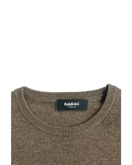 Baldinini Trend Brown Cashmere Men Sweater