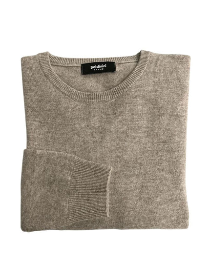 Baldinini Trend Beige Cashmere Men Sweater