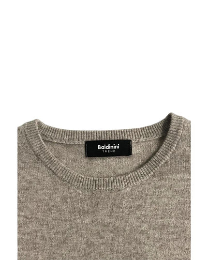 Baldinini Trend Beige Cashmere Men Sweater