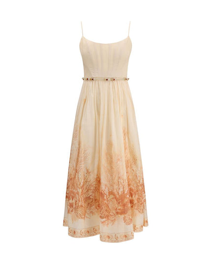 Zimmermann Multicolor Cotton Long Dress