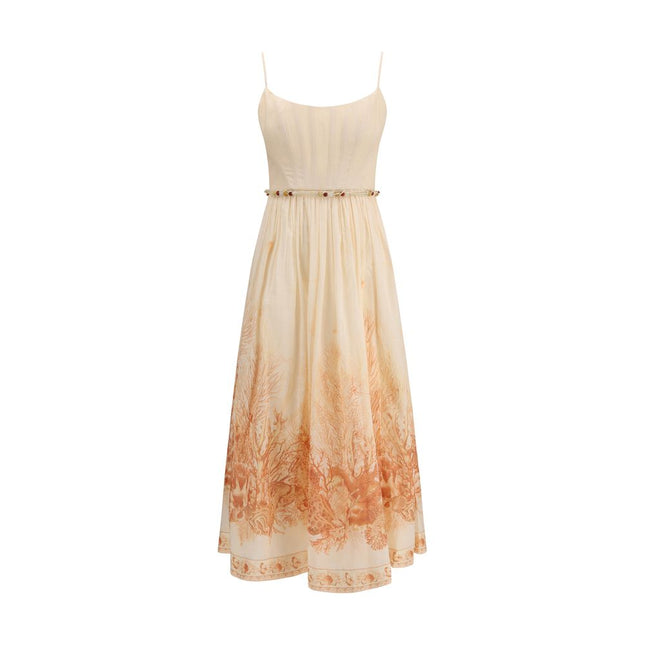 Zimmermann Multicolor Cotton Long Dress