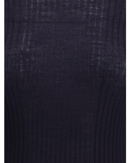 Cruna Blue Wool Sweatshirt