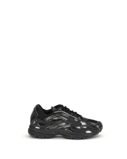 Reebok Black Polyethylene Athletic Sneakers