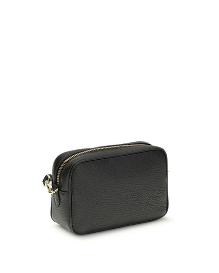 Prada Black Calf Leather Bos Taurus Shoulder Bag