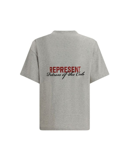 Represent Gray Cotton T-Shirt