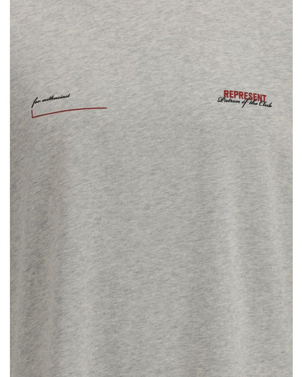 Represent Gray Cotton T-Shirt