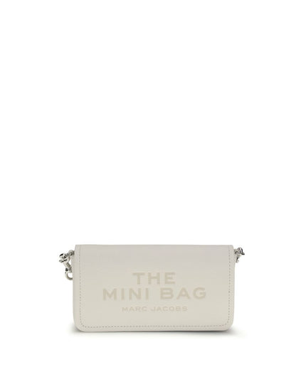 Marc Jacobs White Calf Leather Bos Taurus Shoulder Bag