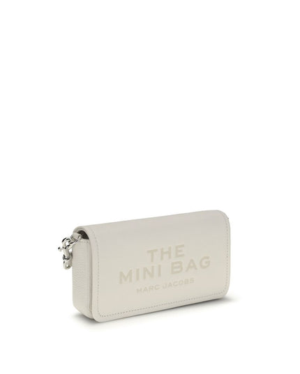 Marc Jacobs White Calf Leather Bos Taurus Shoulder Bag