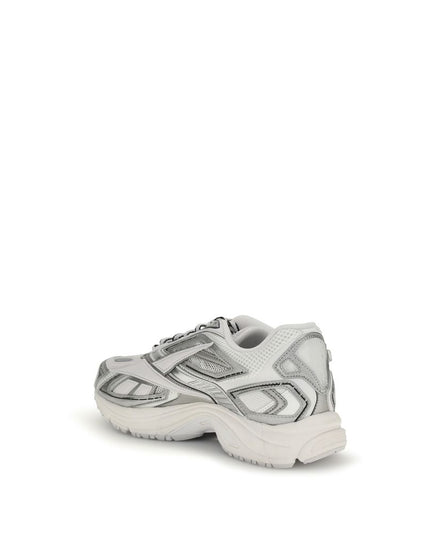 Reebok White Leather Athletic Sneakers