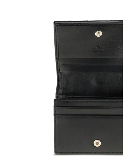 Gucci Black Lamb Ovis Aries Aries Wallet