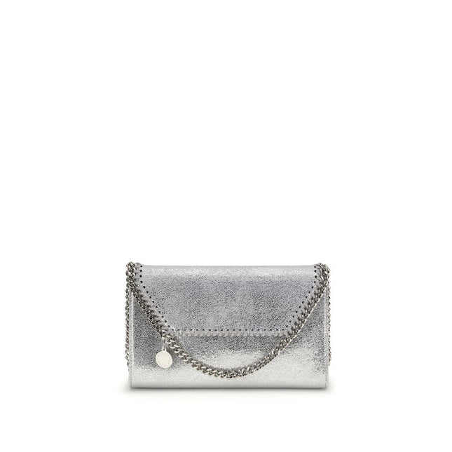 Stella McCartney Silver Polyester Shoulder Bag